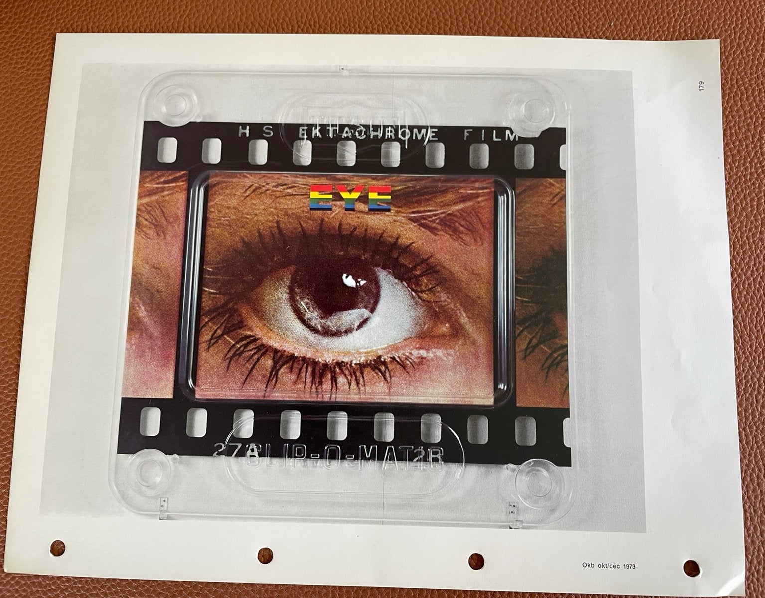 Tilson Kleurendia: het gezicht / Redon The Eye, Ophalen of Verzenden
