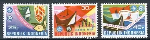 Indonesie 1977 - ZBL875-877 - Scouting, Ophalen of Verzenden, Postfris, Zuidoost-Azië