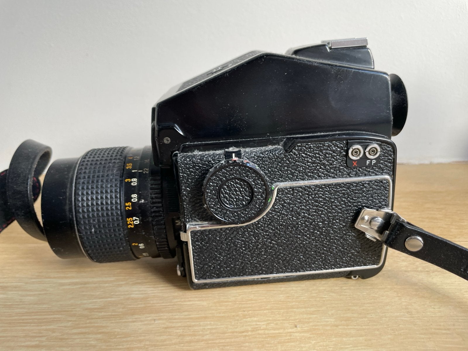 Mamiya 645 1000s met 150mm and autowinder, Ophalen of Verzenden, Gebruikt, Spiegelreflex, Overige Merken