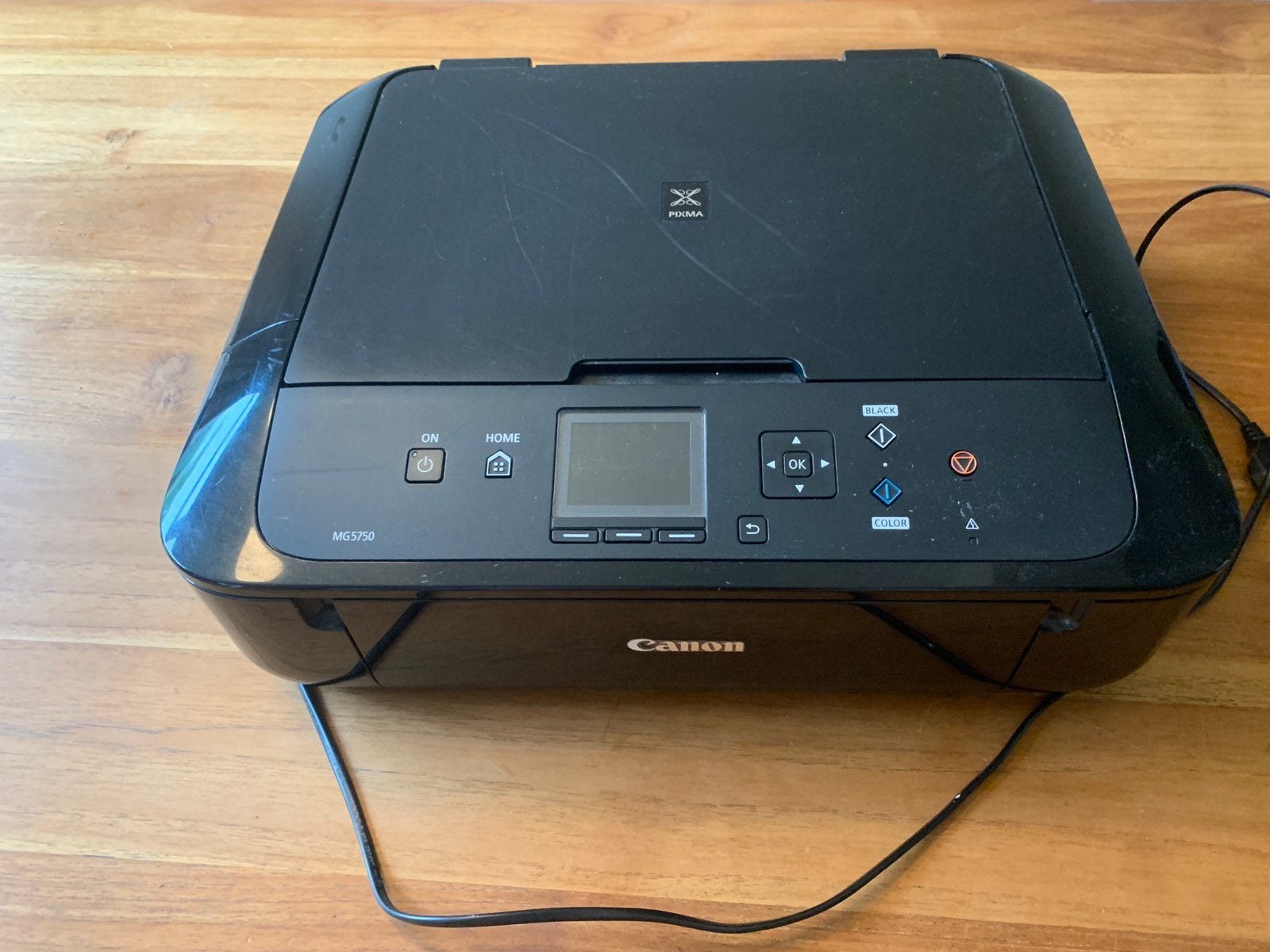 Canon printer MG 5750, Kleur printen, Gebruikt, Inkjetprinter, All-in-one