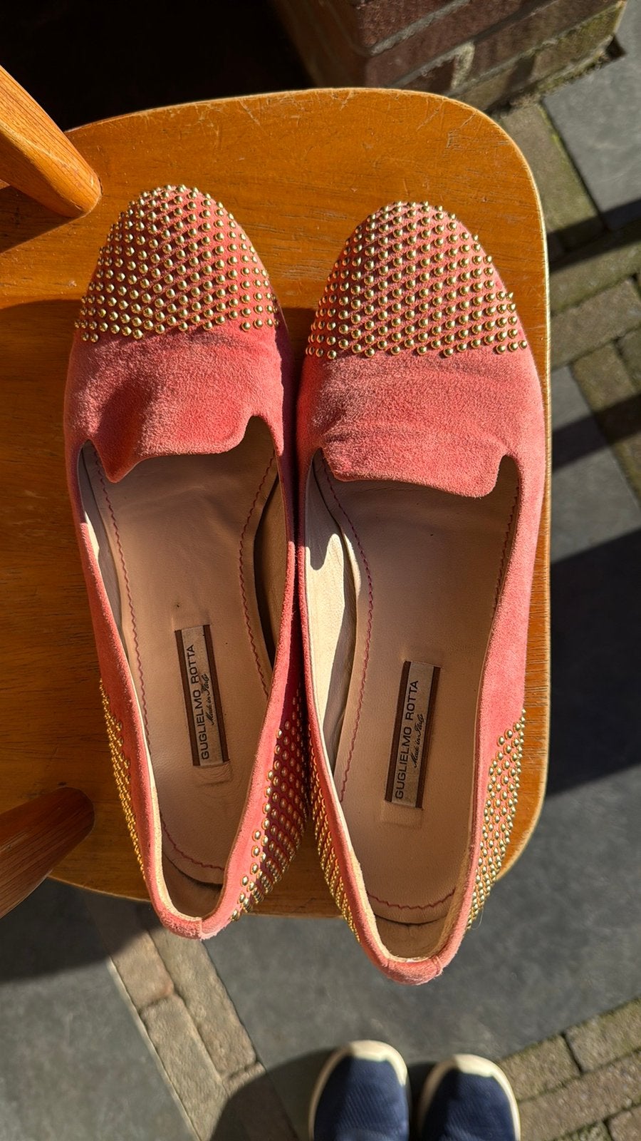 Roze loafers . zeer mooie staat ! Italiasns voetbed, Zo goed als nieuw, Roze, Sandalen of Muiltjes, Ophalen of Verzenden