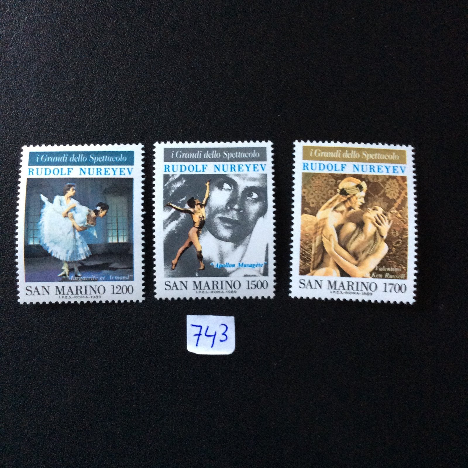 San Marino postzegels 1989 Mi 1424/26, Ophalen of Verzenden, Overige landen