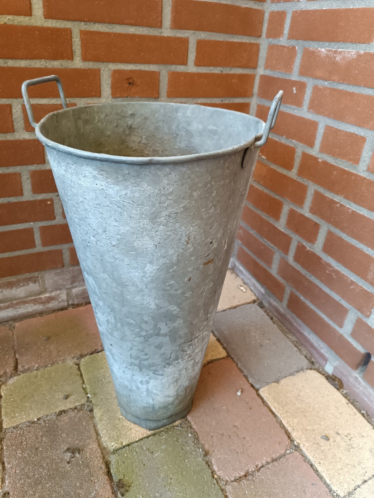 Zinken emmer smal/hoog, Ophalen of Verzenden