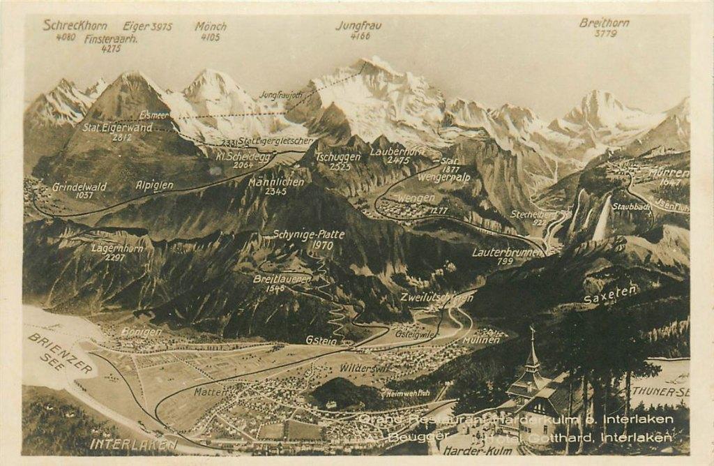 701-452-041 Interlaken, Verzenden, Voor 1920, Overig Europa