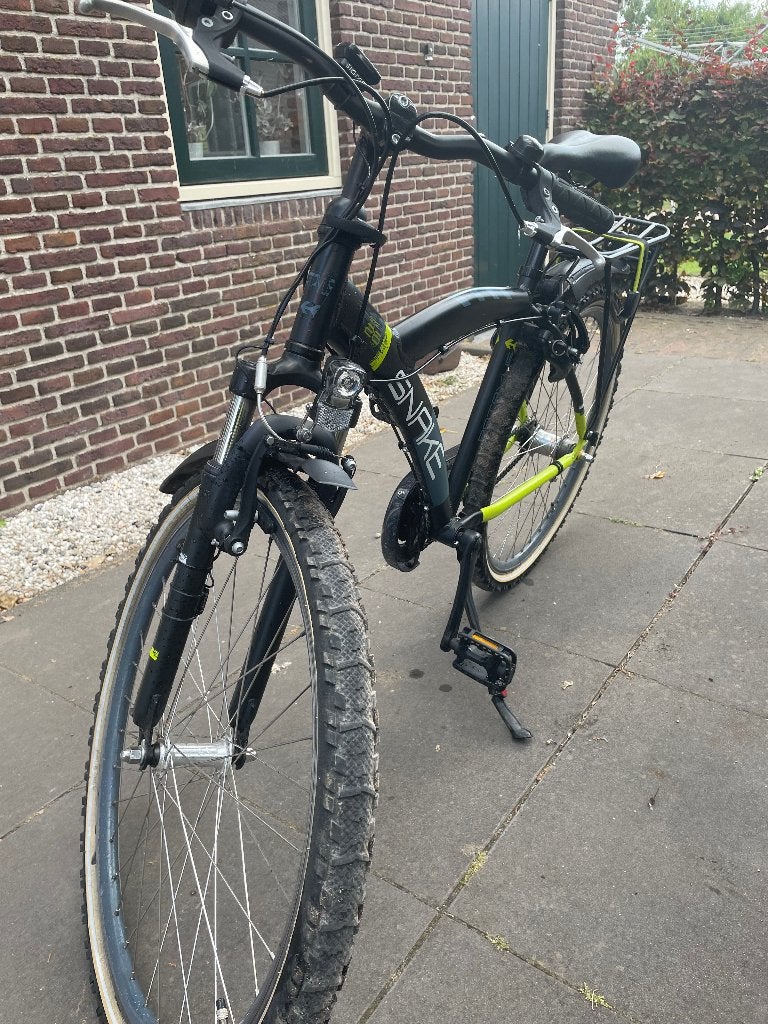 Batavus Snake 26 inch groen / zwart, Fietsen en Brommers, Fietsen | Jongens, Terugtraprem, Versnellingen, Batavus, Zo goed als nieuw