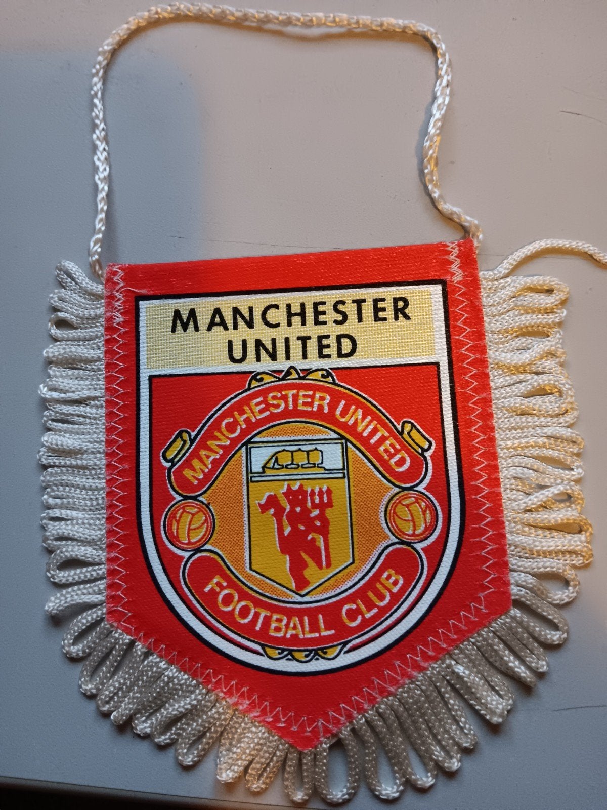 Manchester United Football Club vaantje, Ophalen of Verzenden, Zo goed als nieuw, Clubaccessoires