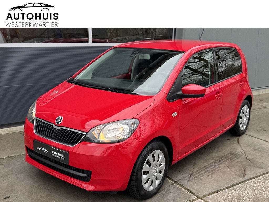 Skoda Citigo 1.0MPI 60pk Greentech Fresh Airco Cruise Contro, Voorwielaandrijving, Gebruikt, 60 pk, Origineel Nederlands