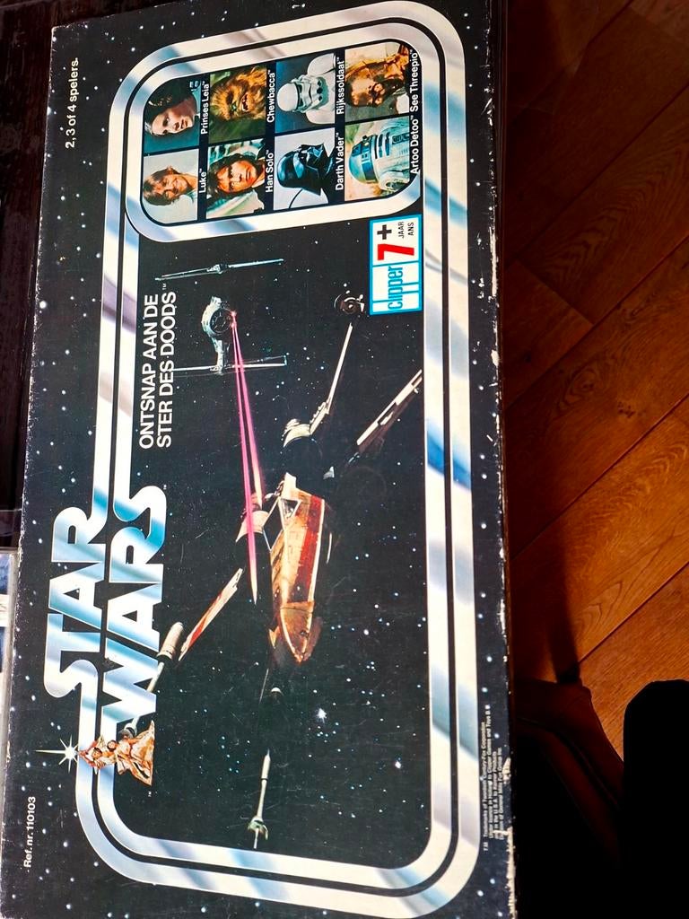 Star wars... Oldschool bordspel..van clipper, Ophalen of Verzenden, Actiefiguurtje