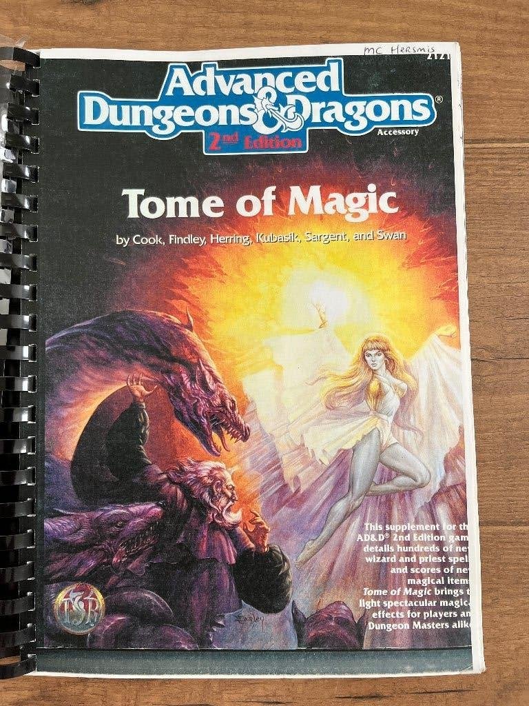 AD&D Tome of Magic 2nd edition, Ophalen of Verzenden, Zo goed als nieuw, Overige soorten, Boek of Catalogus