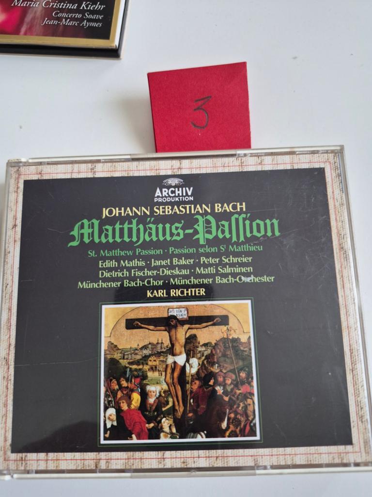 Johann Sebastian Bach - Matthäus-Passion (3 CD Boxset), Ophalen of Verzenden
