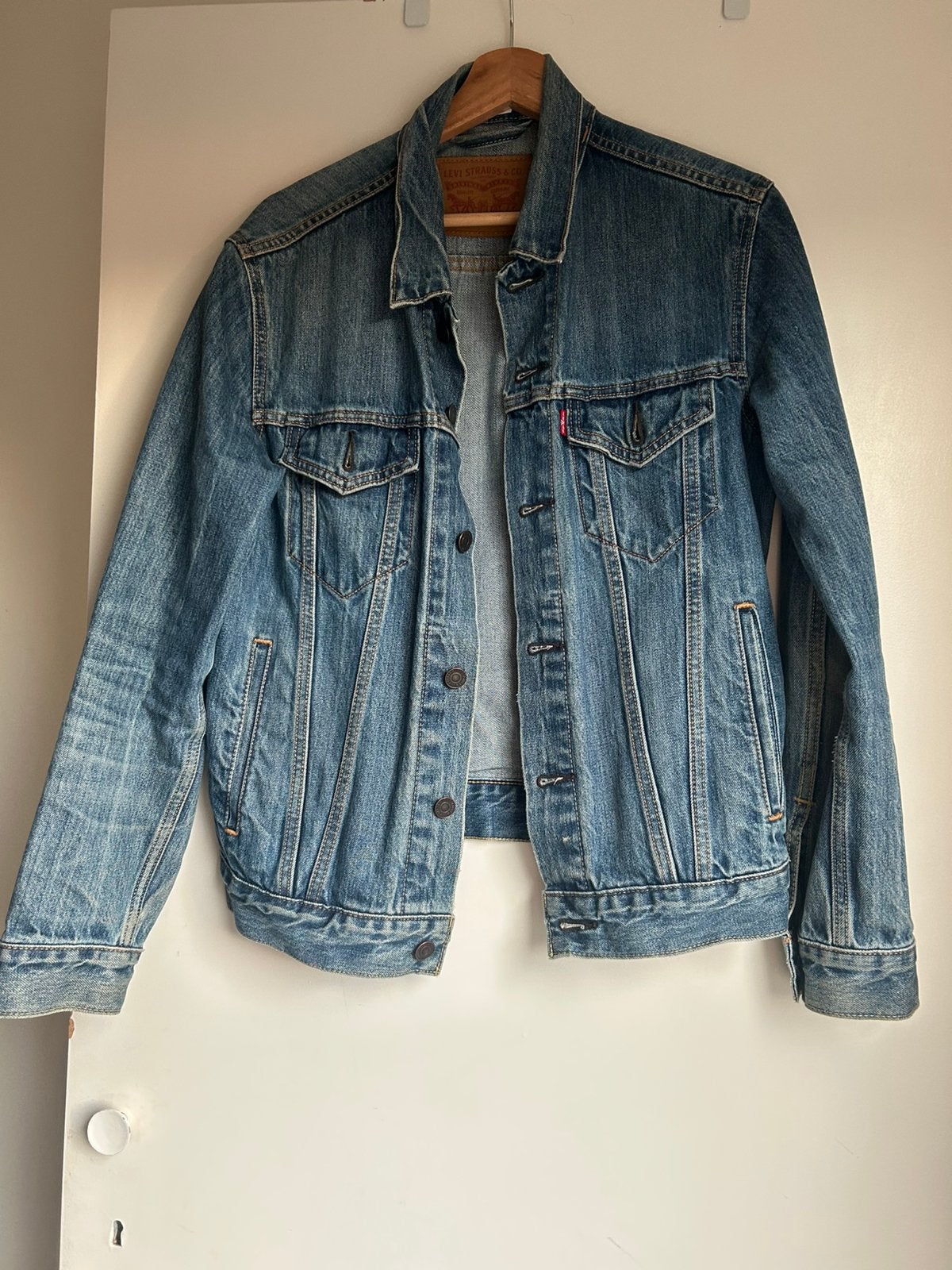 Levi‘s spijkerjack maat S, Ophalen of Verzenden, Zo goed als nieuw, Blauw