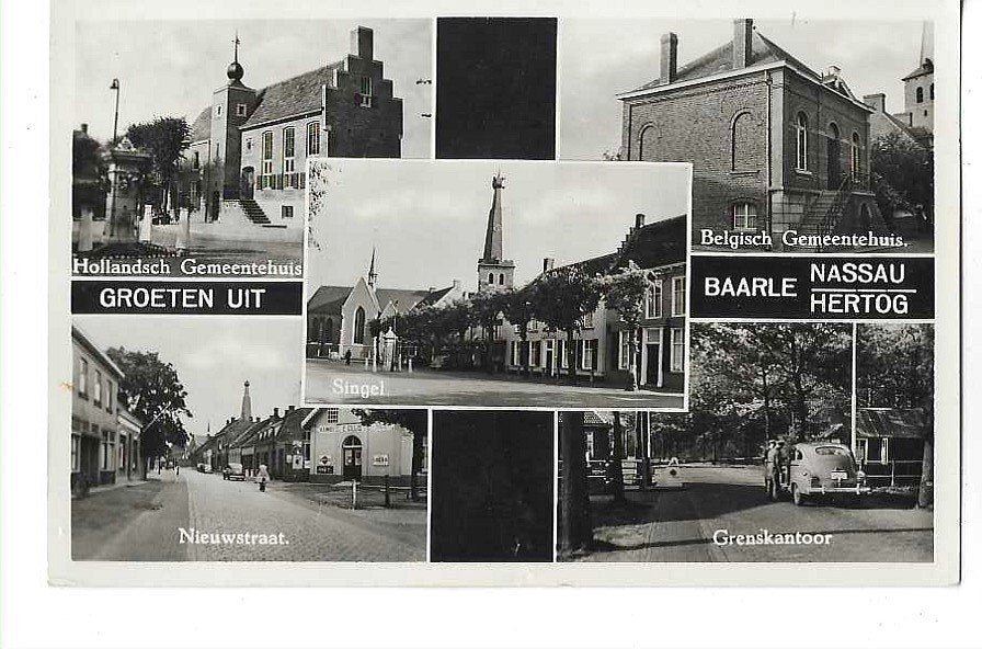 Baarle Nassau- Hertog, Ophalen of Verzenden, 1940 tot 1960, Gelopen, Noord-Brabant