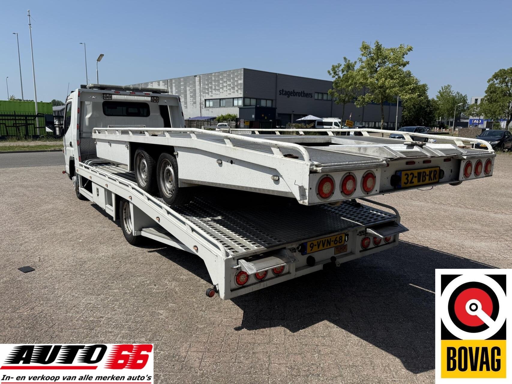 Mitsubishi Canter 3C13 3.0 DI 385 Oprijwagen met AIRCO, Auto's, Bestelauto's, Euro 5, Stof, Zwart, 4 cilinders