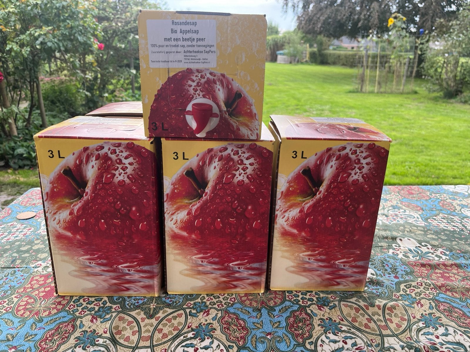 Appelsap BIO, Ophalen