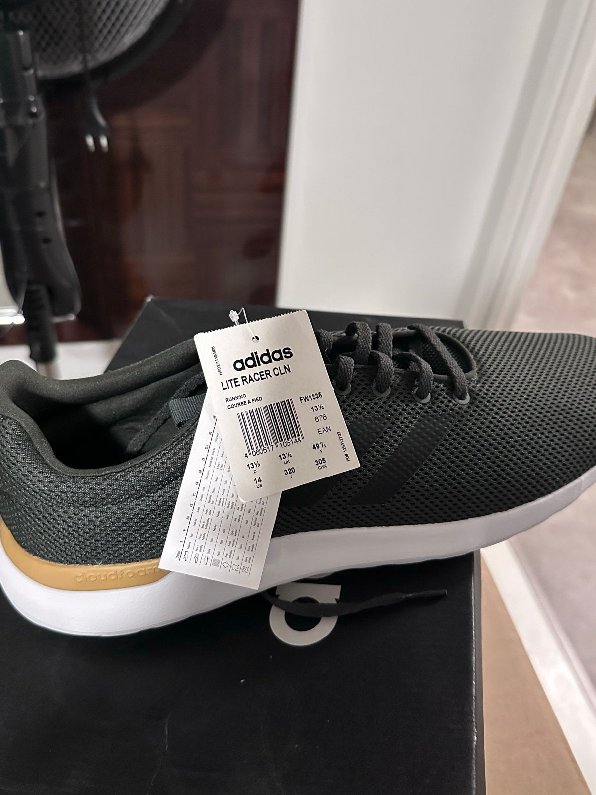 Adidas Lite Racer CLN Sneakers - Nieuw in doos, Ophalen of Verzenden, Nieuw, Zwart, Sneakers of Gympen