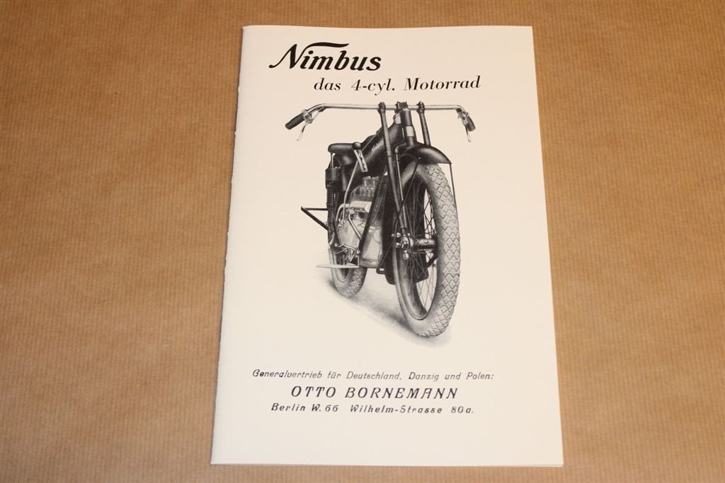 Zeldzame catalogus Nimbus 4-cyl. motor - 1925 !!, Ophalen of Verzenden, Zo goed als nieuw