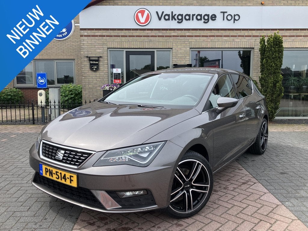 SEAT Leon 1.4 EcoTSI Xcellence | Leder | Camera | LED | Navi, Auto's, Seat, Bedrijf, Te koop, Leon, ABS, Achteruitrijcamera, Airbags