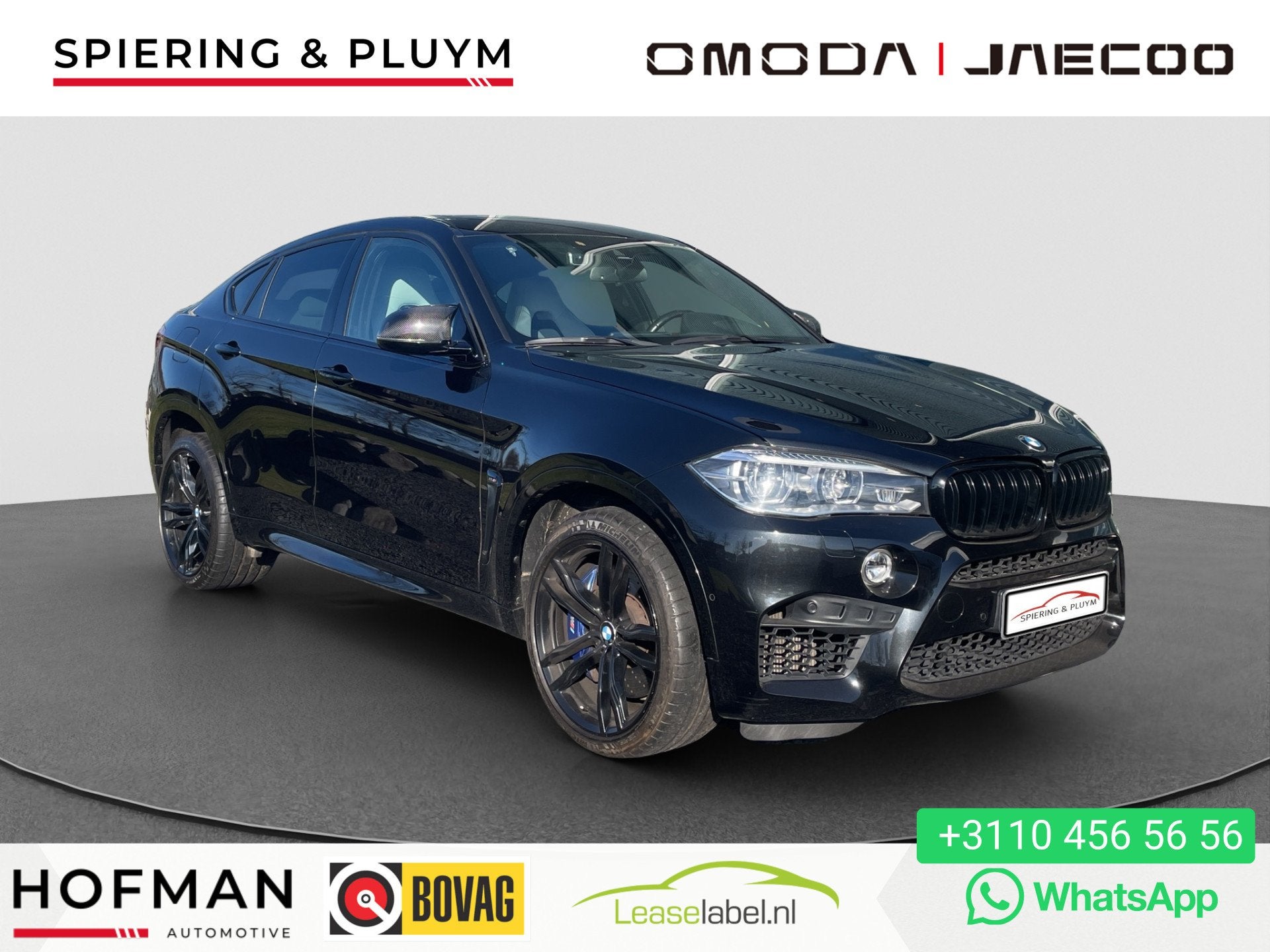 BMW X6 M | Pano | H&K | Memory | Trekhaak | Elek achtkl |, Auto's, Automaat, 2240 kg, Gebruikt, Zwart