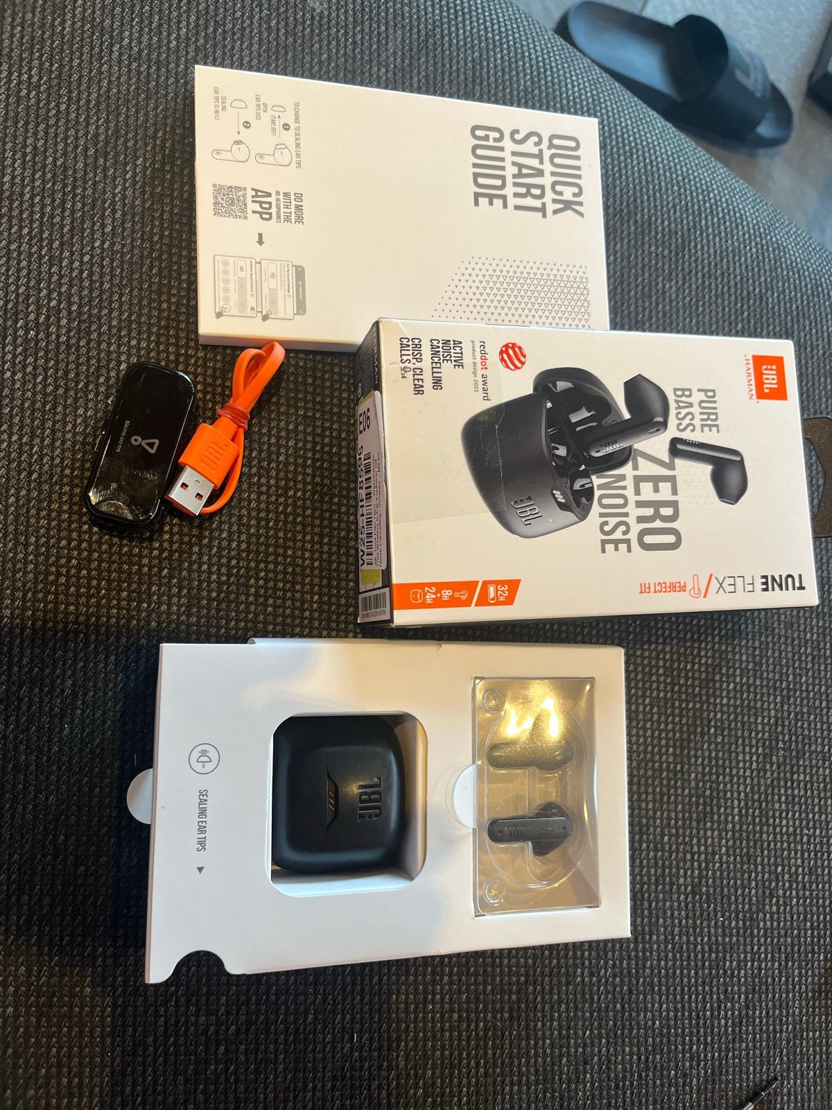 JBL Tune Flex TWS Draadloze Oordopjes met Noise Cancelling, In-ear, JBL, Bluetooth, Ophalen of Verzenden