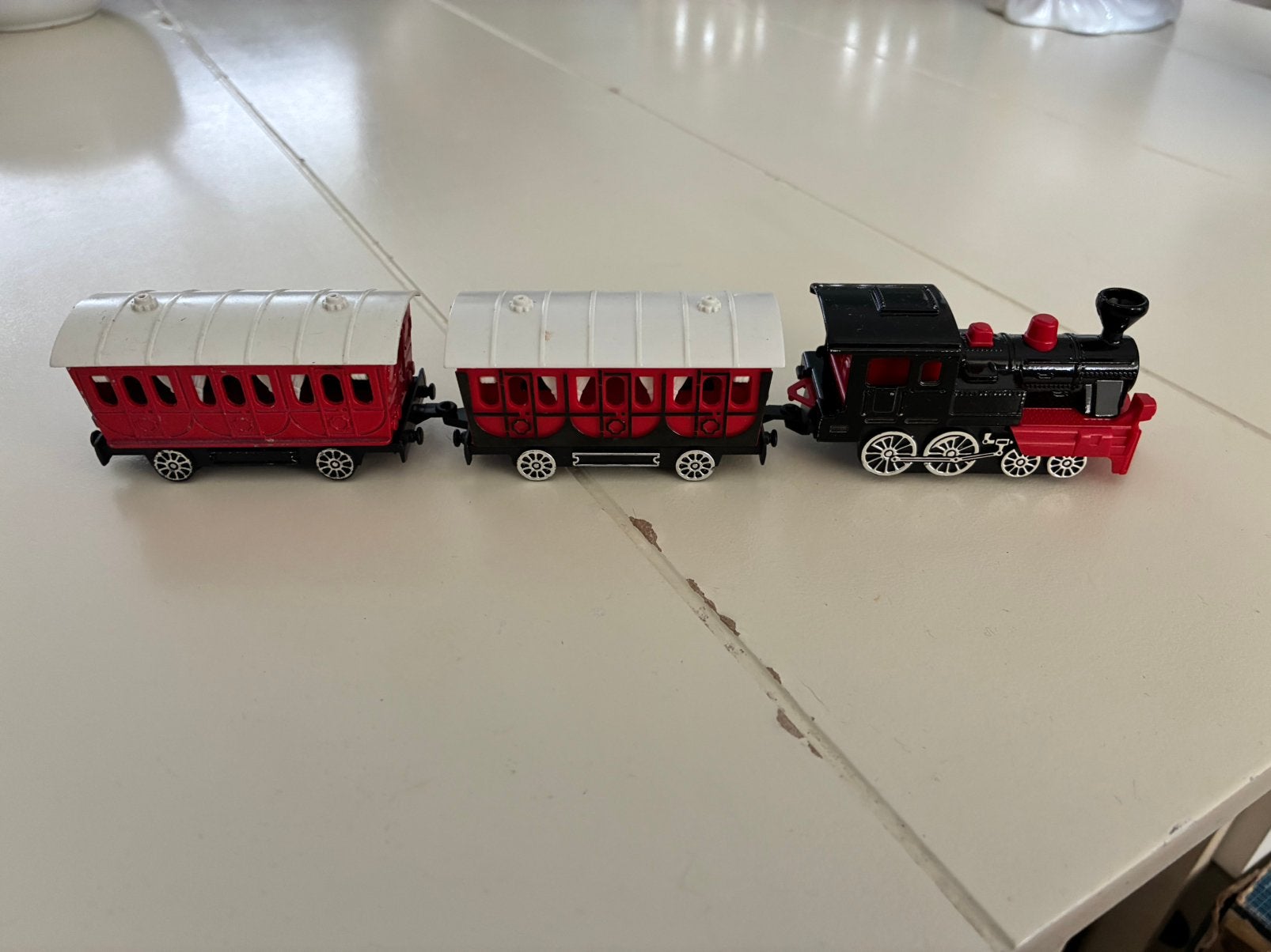 Majorette Stoomtrein met wagons, Ophalen of Verzenden, Zo goed als nieuw, Overige typen