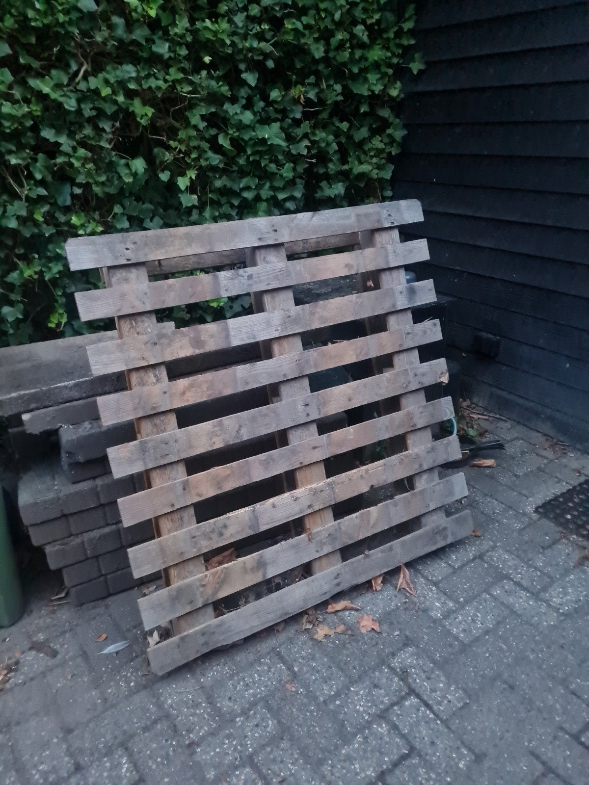 Houten pallet 100x100cm, Ophalen, Gebruikt