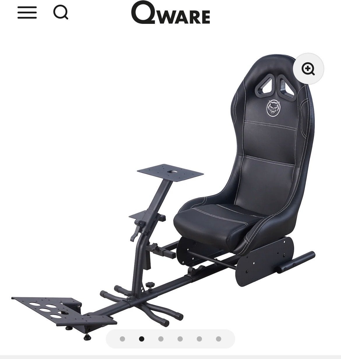Qware Race Stoel / Simulator Seat – Voor de handige klusser!, Ophalen of Verzenden, Overige merken, Gebruikt