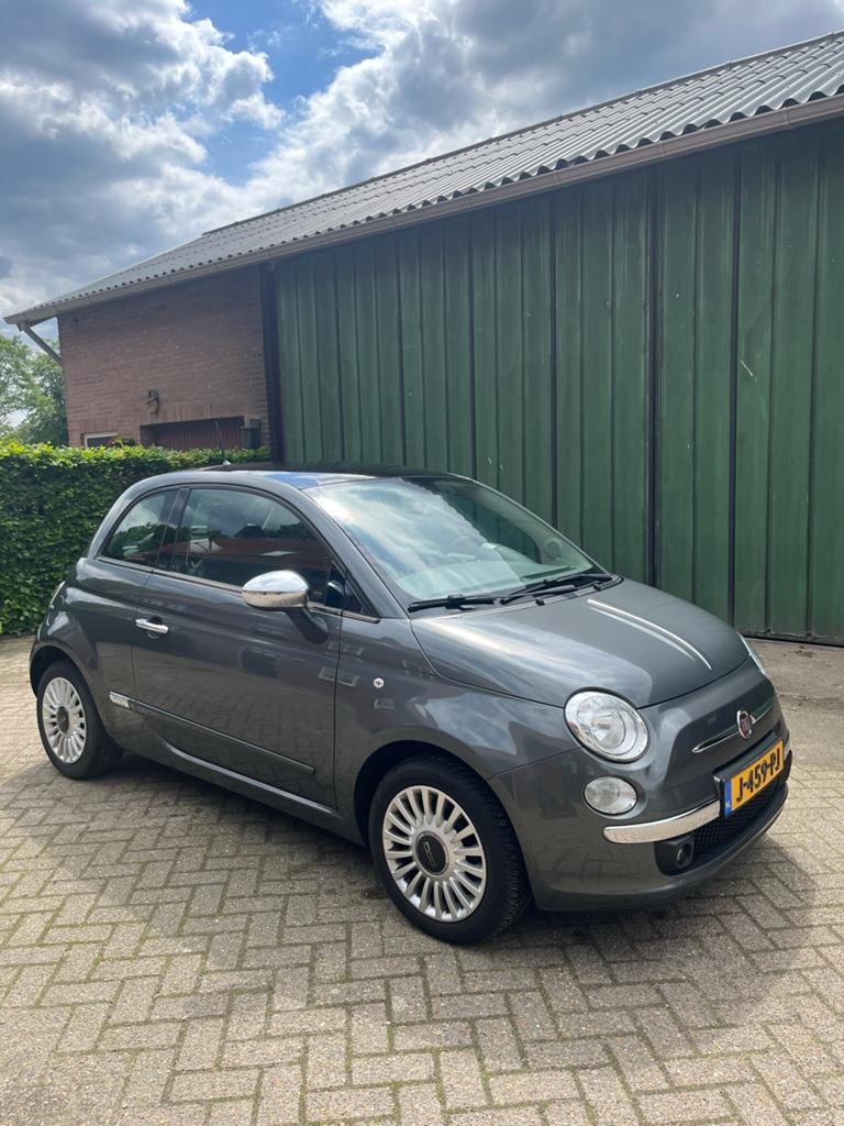 Fiat 500 1.2 C 2013 Grijs Groen UNIEKE KLEUR, Voorwielaandrijving, Euro 5, 1242 cc, 840 kg