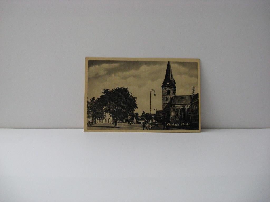 Enschede Markt, Verzenden, Voor 1920, Gelopen, Noord-Brabant