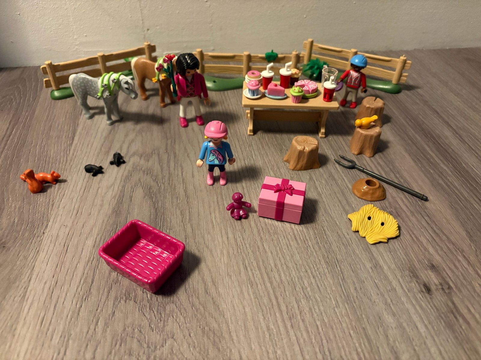 Playmobil 70977 Paardenfeestje met Picknick, Gebruikt, Complete set, Overige typen, Ophalen of Verzenden