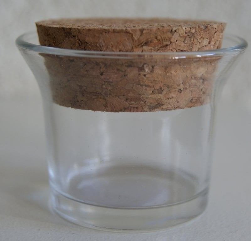 GLAZEN POTJE MET WIJD UITLOPENDE RAND 6 X 4,5 CM NU 0.70E, ., Pijnacker, Nieuw, Ophalen of Verzenden
