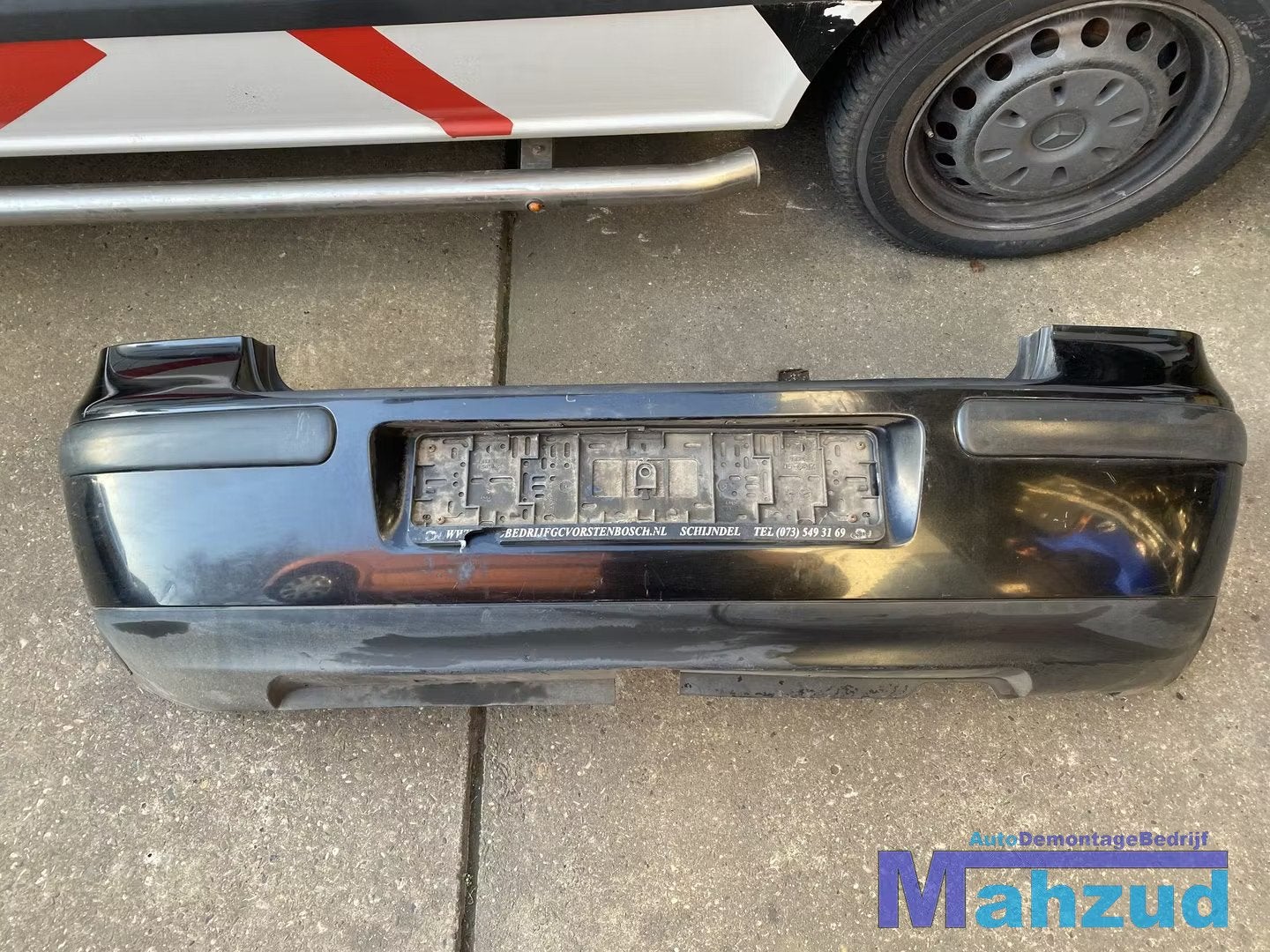 VW GOLF 4 Zwart LC9Z Achterbumper bumper achter, Gebruikt, Volkswagen, Volkswagen AG, Achter