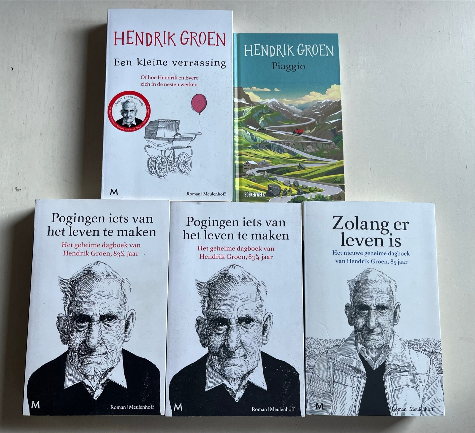 Hendrik Groen Boekenpakket: 5 titels, Ophalen of Verzenden, Gelezen, Nederland
