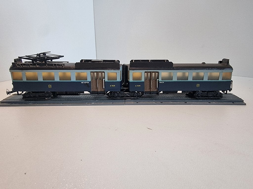 NZH  AB 600 Blauwe tram, Hobby en Vrije tijd, Overige merken, Ophalen of Verzenden, Zo goed als nieuw, Analoog