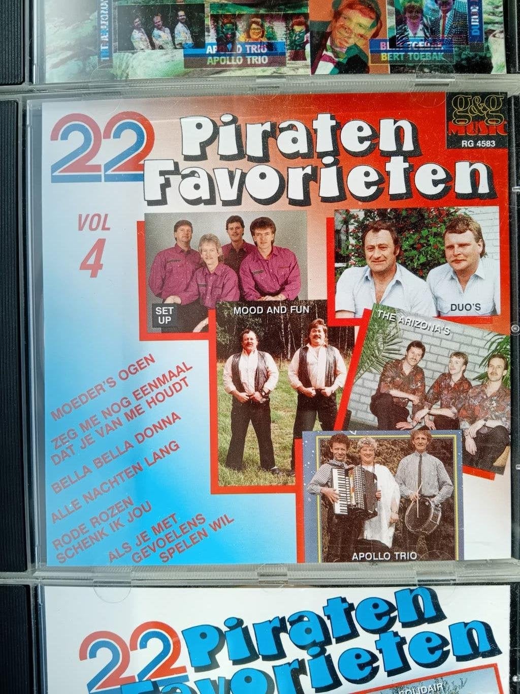 22 Piraten Favorieten CD's - Diverse Volumes 5 CD,s, Cd's en Dvd's, Piraten en Zeemansliederen, Eerste persing, Ophalen of Verzenden