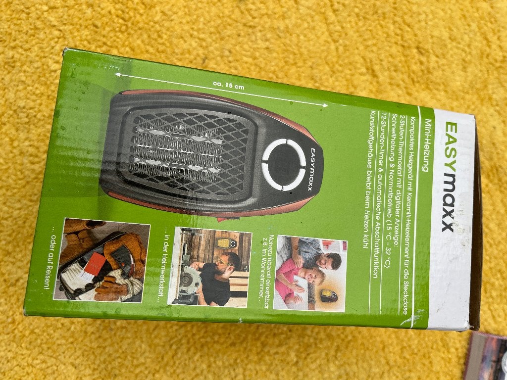 Easymaxx Mini-Verwarming voor Stopcontact, Ophalen, Nieuw, Overige