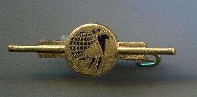 Koper dans broche ( X_091a), Verzamelen, Ophalen of Verzenden, Zo goed als nieuw, Sport, Speldje of Pin