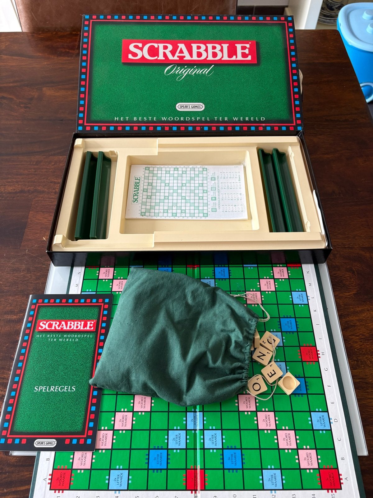 Scrabble Original  compleet - Het beste woordspel ter wereld, Drie of vier spelers, Ophalen of Verzenden, Zo goed als nieuw