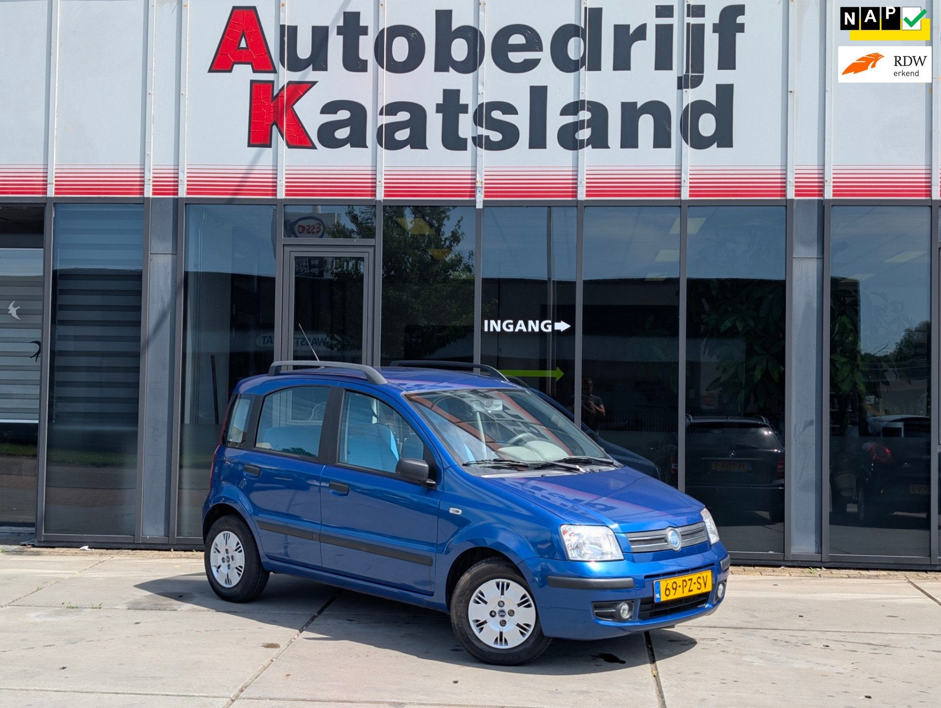 Fiat Panda 1.2 Dynamic - Airco - Electr Ramen -, Voorwielaandrijving, Stof, Gebruikt, Origineel Nederlands
