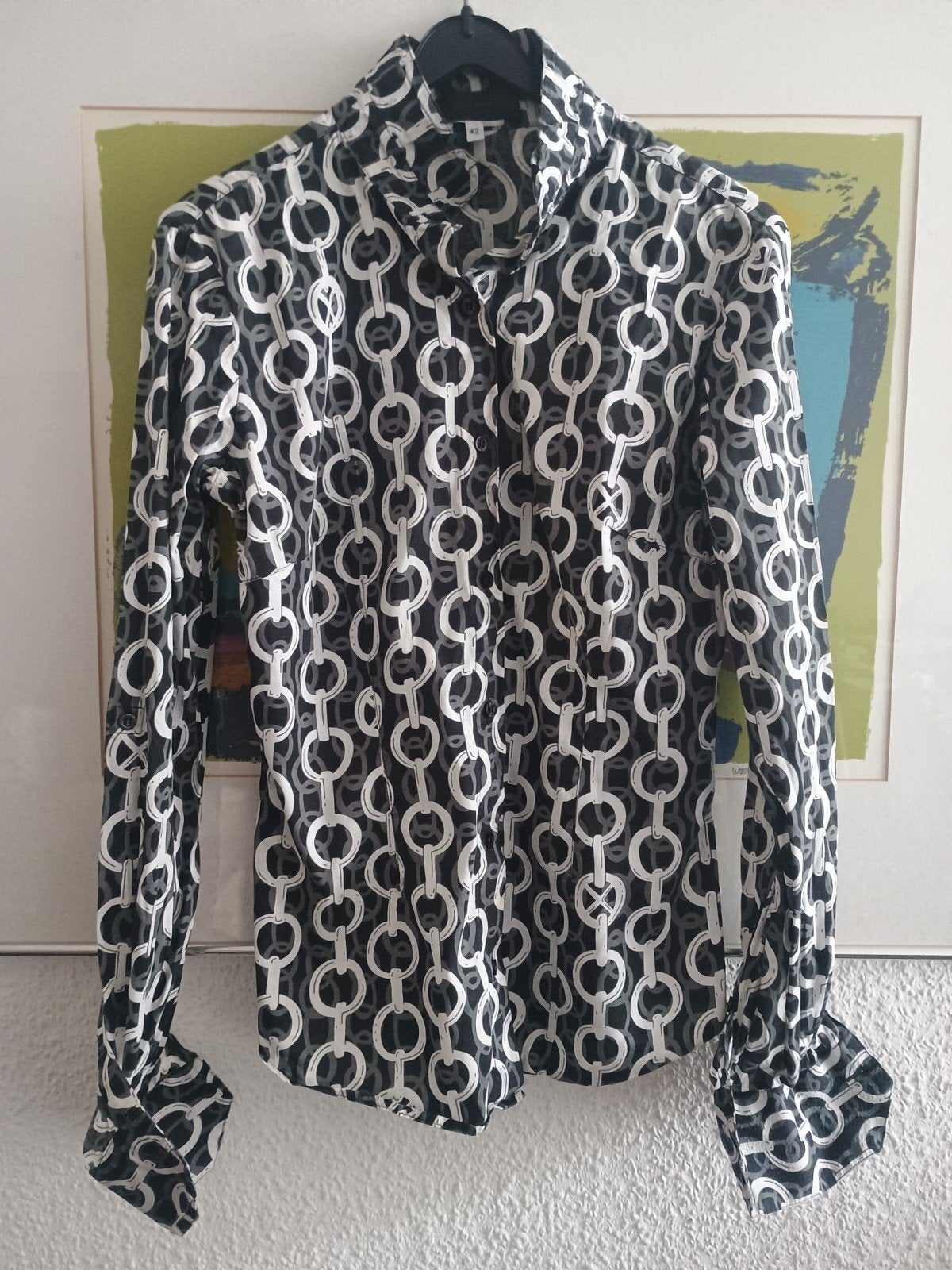 RICHMOND dames blouse maat IT42, Wit, Maat 42/44 (L), Ophalen of Verzenden, Gedragen