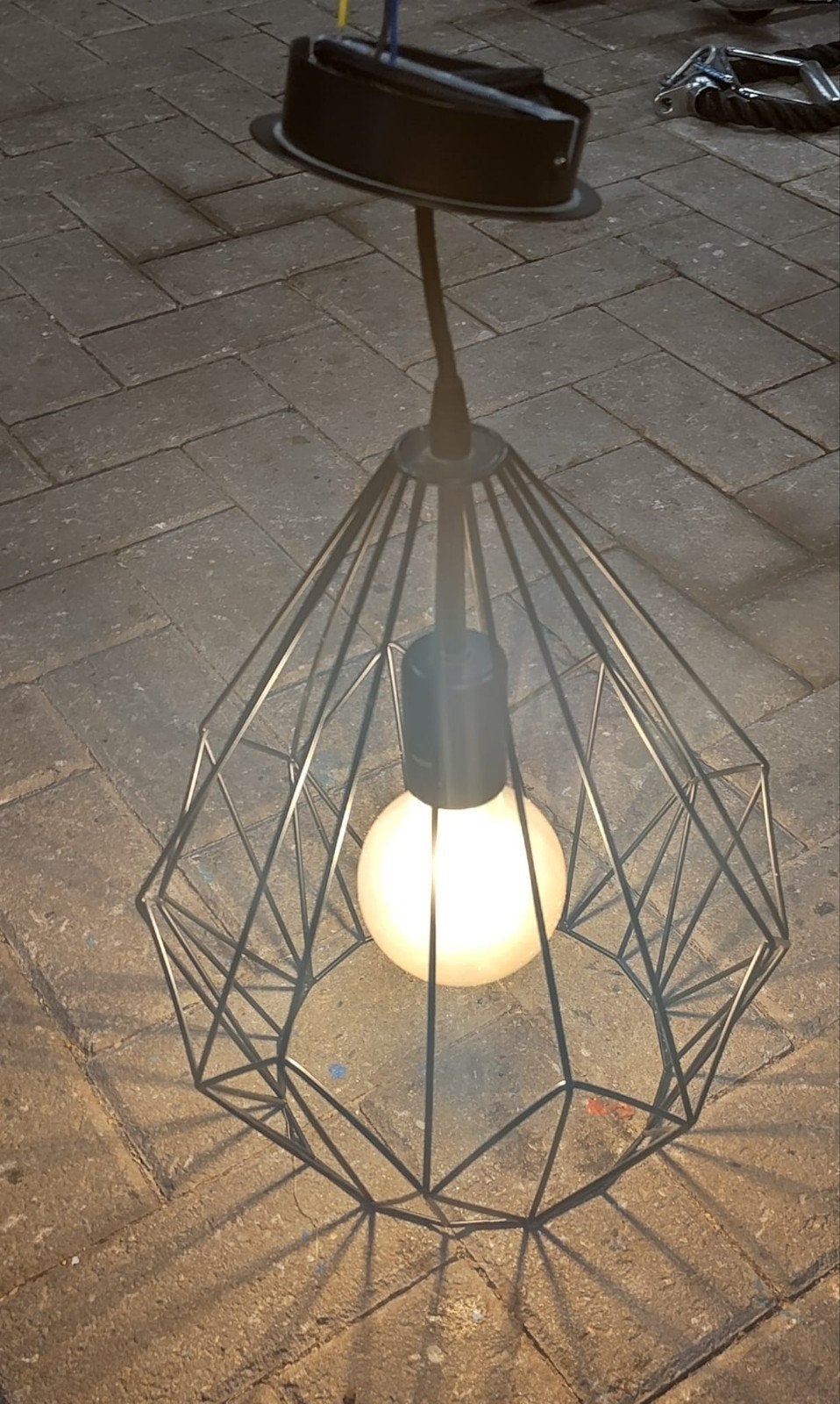 Eglo Carlton hanglamp, 3 stuks, E27, 31cm, Huis en Inrichting, Ophalen, Modern, Industrieel, E27 (groot), Zo goed als nieuw