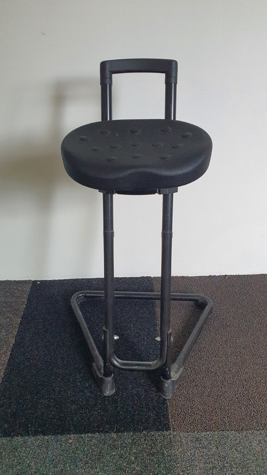 Zit-sta stoel / stahulp verstelbaar ergonomisch, 1 kruk, Ophalen, In hoogte verstelbaar, 60 tot 90 cm