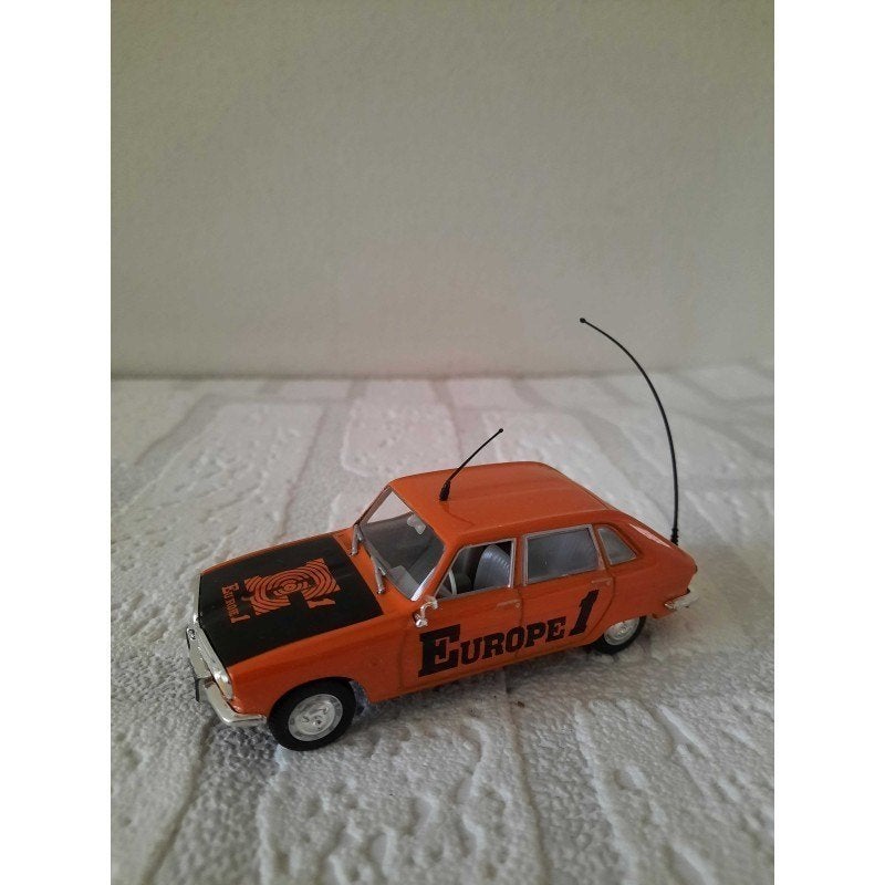 Renault 16 Europe 1 Tour de France 1969 1:43 Norev oranje, Ophalen of Verzenden, Gebruikt, Auto, Norev