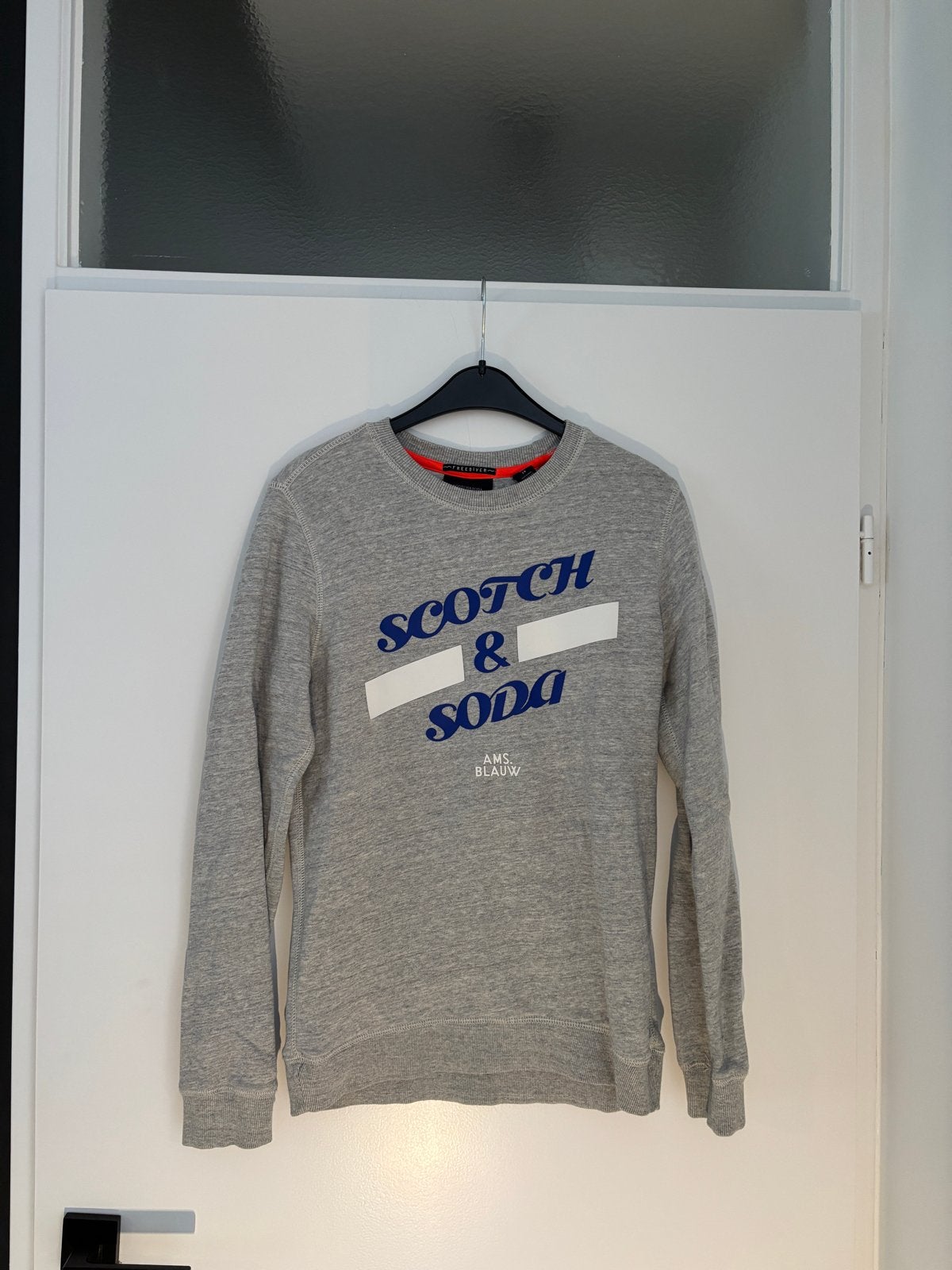 Scotch & Soda Sweater Grijs Maat 14 = 164, Ophalen of Verzenden, Gebruikt, Jongen, Trui of Vest