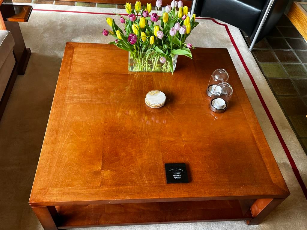 Grange salon tafel, Gebruikt, Vierkant, Minder dan 50 cm, Overige houtsoorten