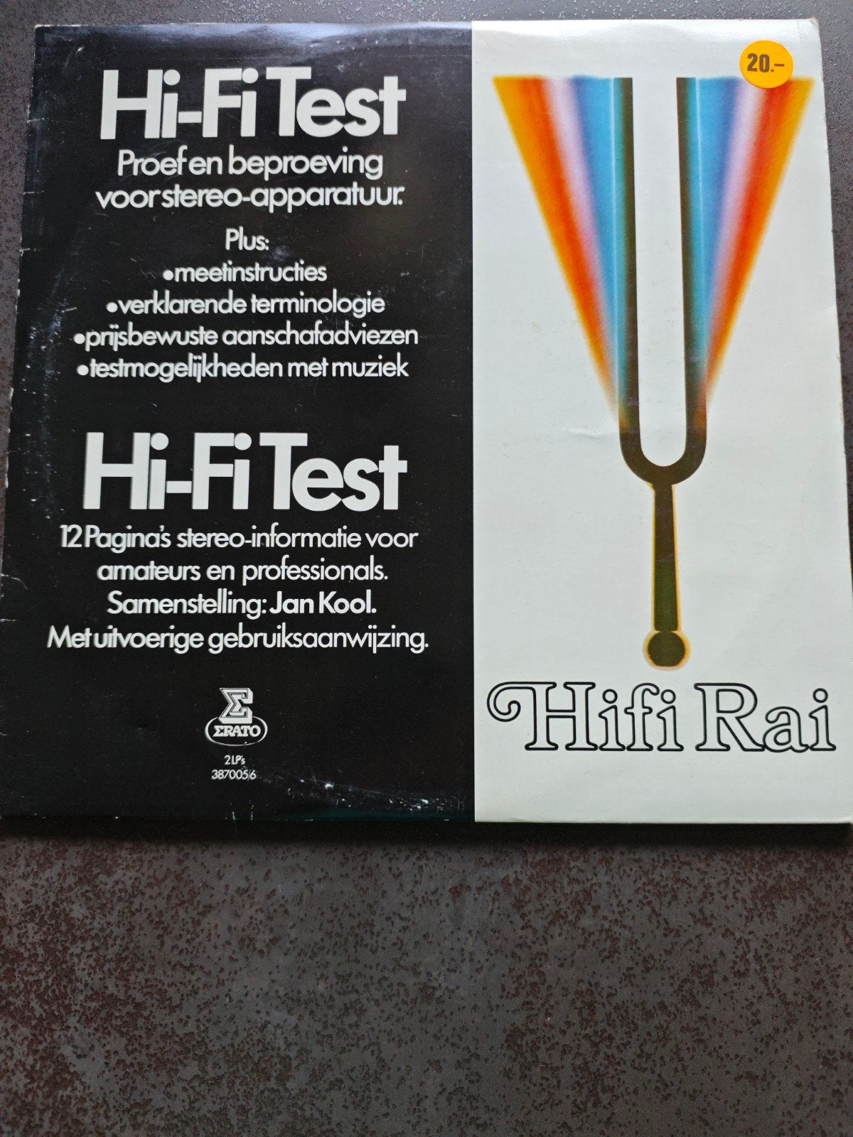 Hi-Fi Test Hifi Rai - Proef en beproeving, Ophalen, Overige genres, Gebruikt, Dubbel-LP