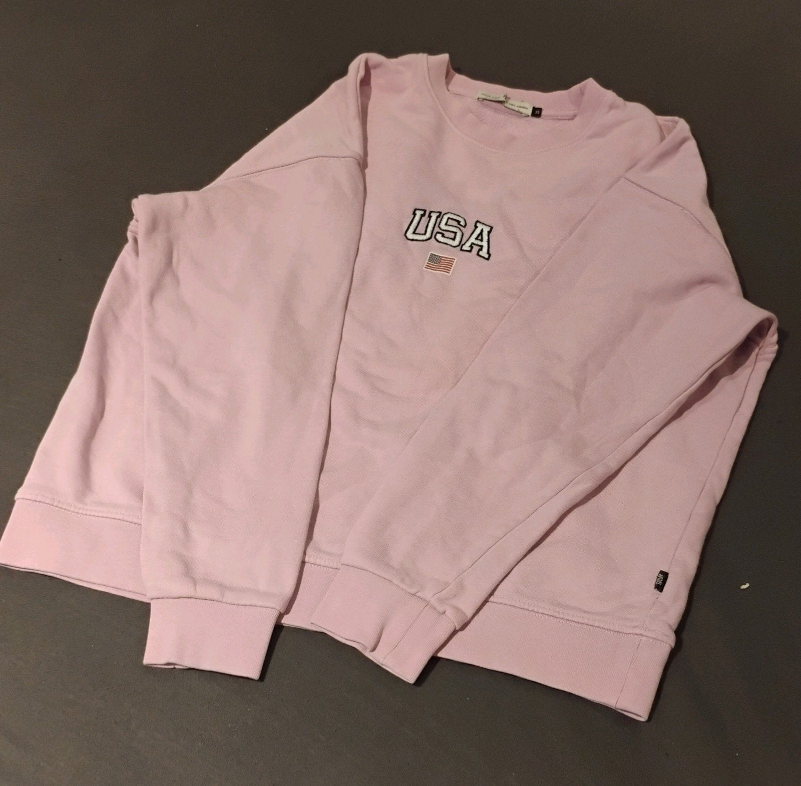 Roze Iconic American USA sweater - Maat XS, Iconic American, Ophalen of Verzenden, Zo goed als nieuw, Roze