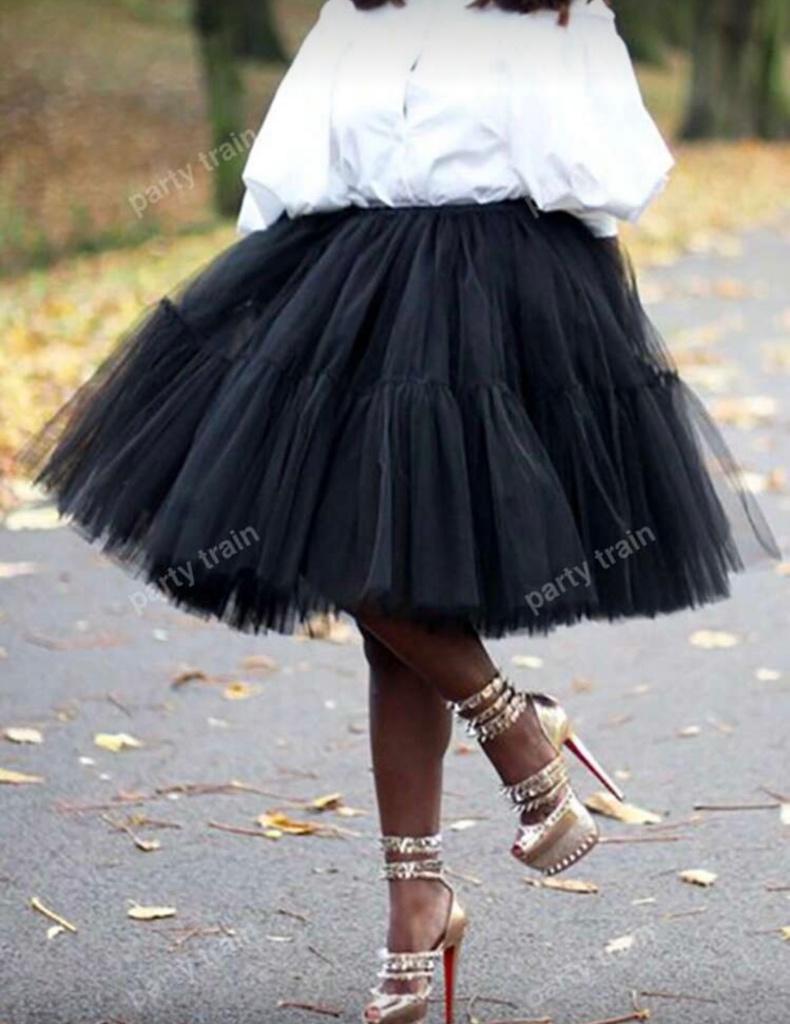 Zwarte TUTU Rok maat M! SUPER CADEAUTIP!, Maat 38/40 (M), Verzenden, Zwart, Zo goed als nieuw