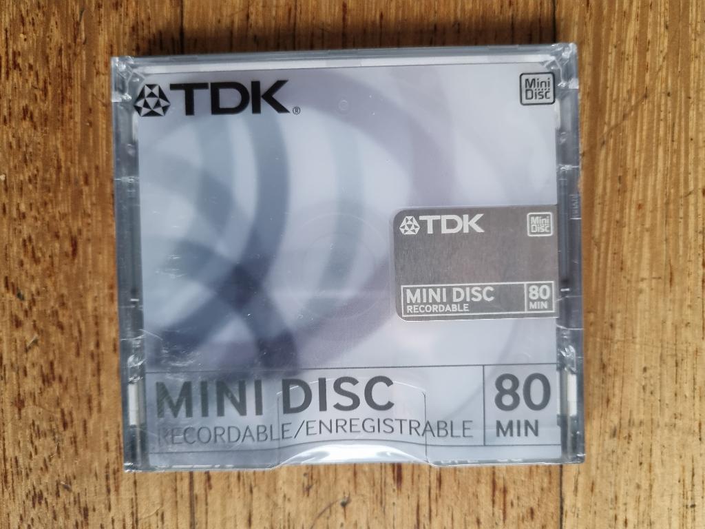 Mini Disc van TDK, 80 min, recordable, NIEUW, Ophalen, Herschrijfbaar, Overige typen, Nieuw