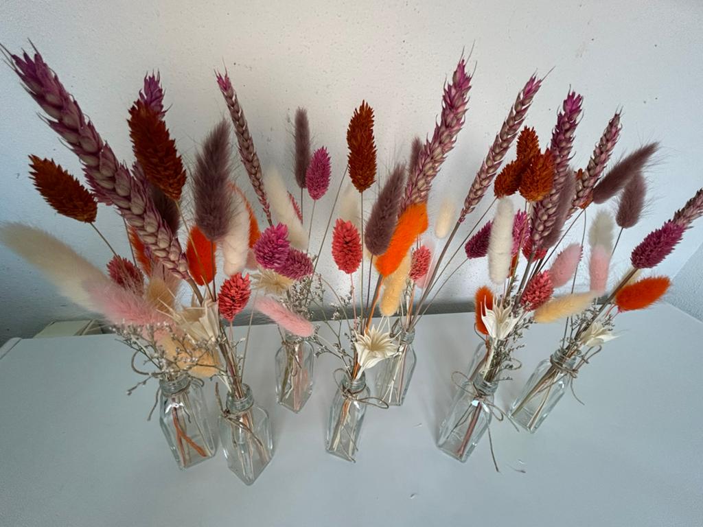 Prachtig vazje met droogbloemen, Huis en Inrichting, Ophalen of Verzenden, Nieuw