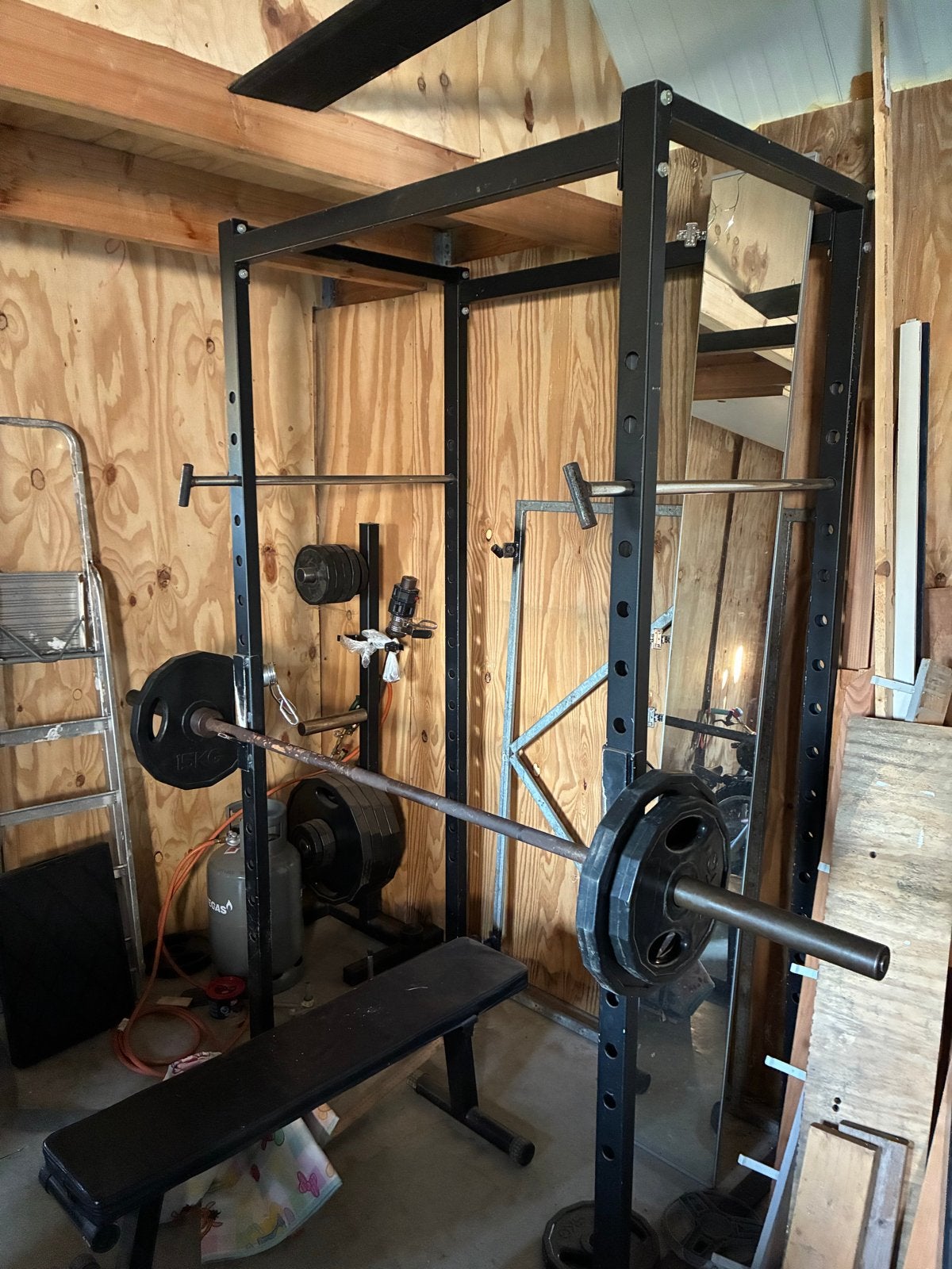 Powercage Powerrack - Krachtstation voor Thuisgym, Ophalen, Gebruikt, Krachtstation, Armen